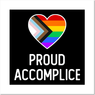 Progress Flag Queer Accomplice Posters and Art